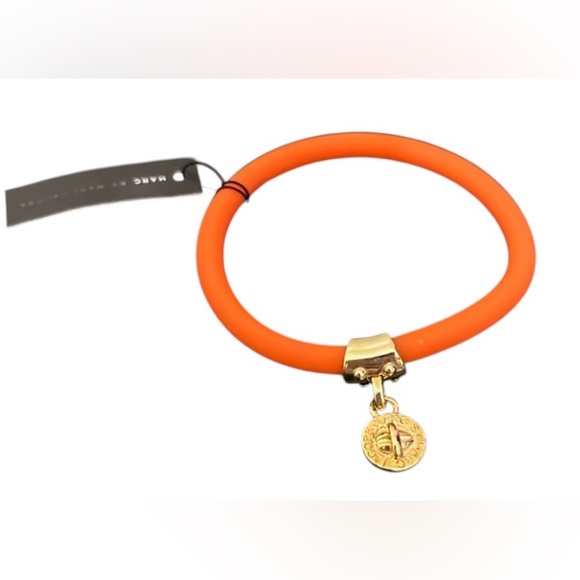 Marc By Marc Jacobs Jewelry - MARC BY MARC JACOBS - Orange Silicone Bracelet